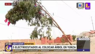 Un fallecido y cuatro heridos por intentar colocar un árbol de yunza, en Ancón (VIDEO)