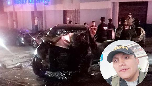 Policía muere tras colisionar camioneta contra poste de luz en Abancay