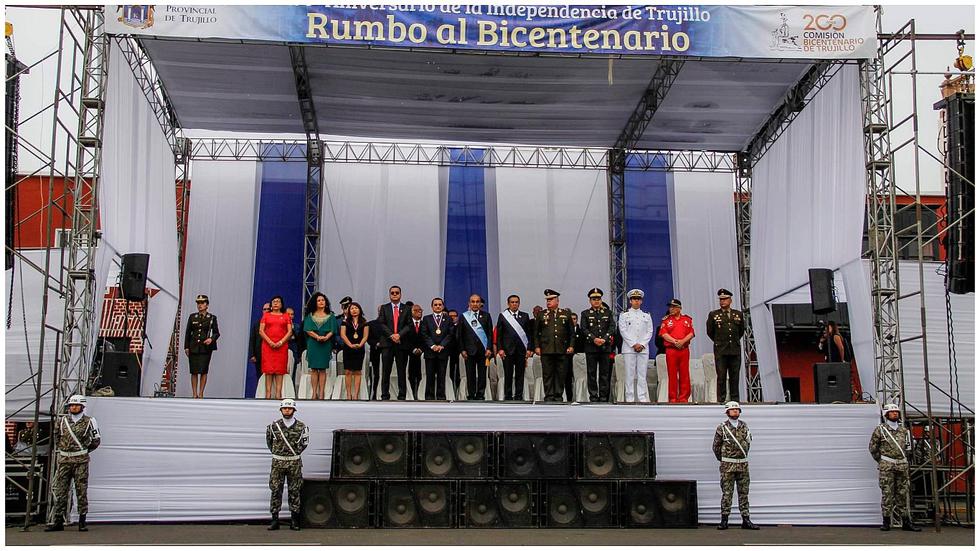 Así se escenificó la independencia de Trujillo (FOTOS) 