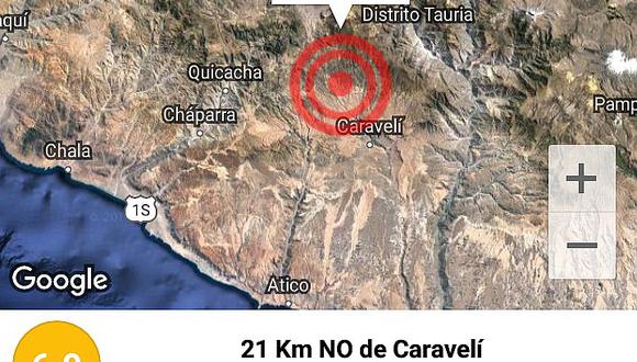 ​Fuerte sismo de 6 grados sacude a Arequipa