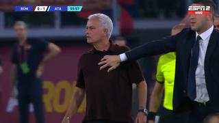 José Mourinho se molestó con el árbitro, lo encaró, insultó y fue expulsado (VIDEO)