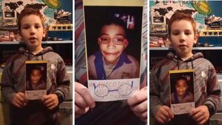 Niño crea campaña para comprarle unos lentes a su amigo: “los que usa están rotos ”