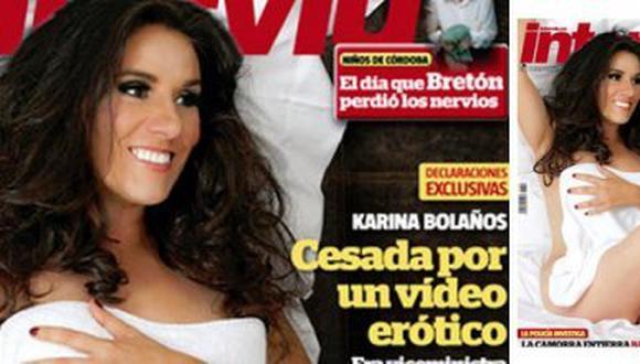 Exviceministra cesada por video erótico posa desnuda para una revista