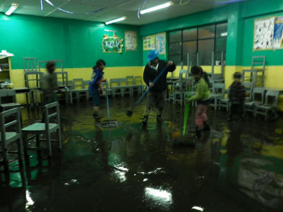 Serios daños materiales deja alud en Santa Rosa de Hatun Corral