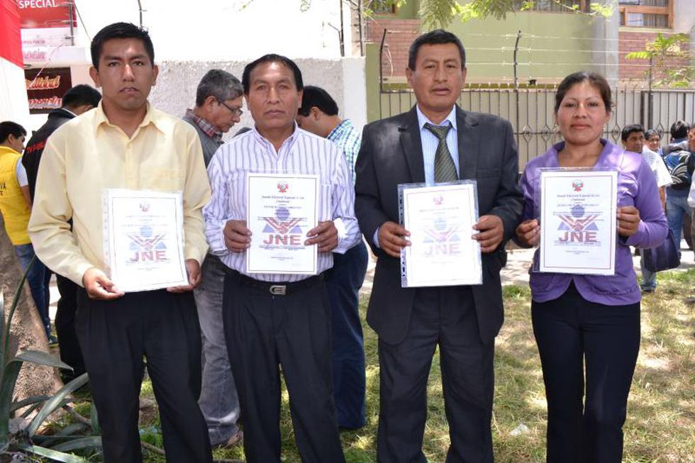 JEE Ica entrega credenciales a las nuevas autoridades electas de Ica, Palpa y Nasca