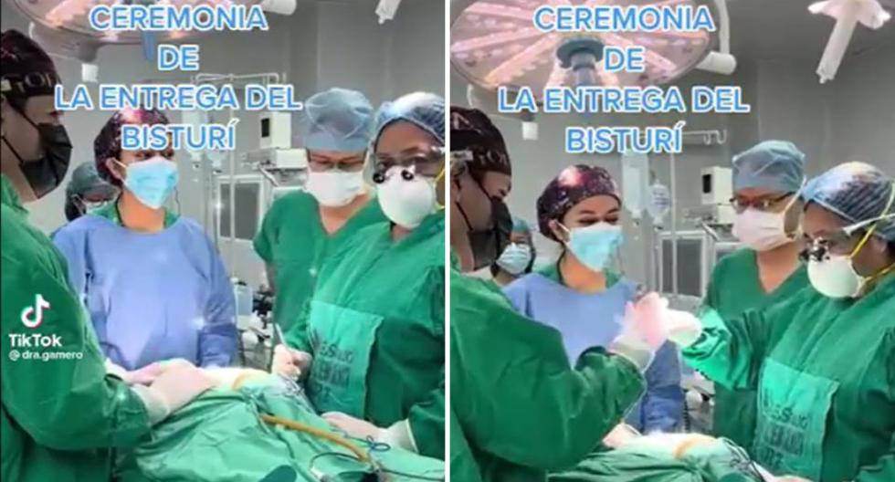 TikTok: young man stars in “scalpel delivery ceremony” and surprises netizens (VIDEO) |  entertainment-celebs-Peru-viral-social networks  Videos