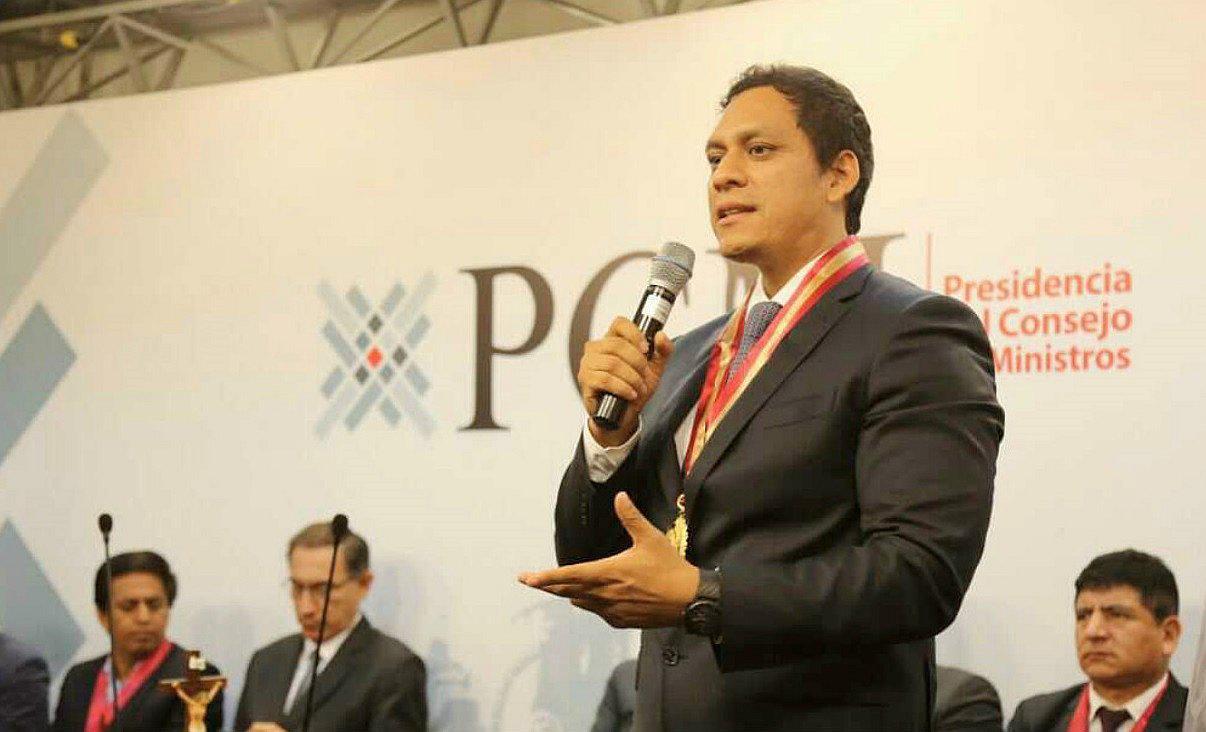 Luis Valdez es elegido  presidente de la Asamblea Nacional de Gobiernos Regionales