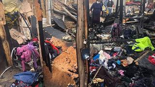 ​Dos familias quedan sin casa por voraz incendio en Pisco