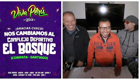 Cusco: Viva Perú confirma concierto en 'El Bosque'