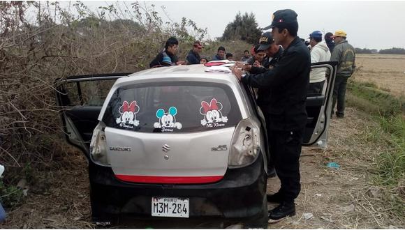 Encuentran vehículo desmantelado en el sector de Chacupe Bajo