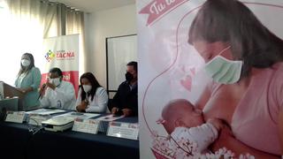 Preocupa que solo cinco de cada 10 niños reciban leche materna en Tacna