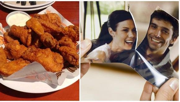 San Valentín: Restaurante ofrece alitas de pollo gratis a quienes lleven la foto de su ex y la rompan