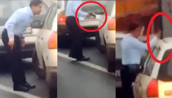 Conductor amenaza con una pistola a taxista en Caquetá (VIDEO)