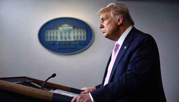 El presidente de Estados Unidos, Donald Trump, aseguró que buscará se vuelva a sancionar internacionalmente a Irán. (Foto de Brendan Smialowski / AFP)