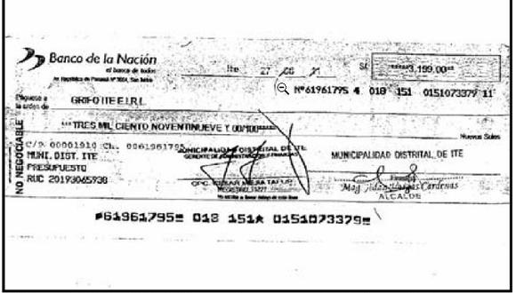 Alcalde firmó cheques del "gasolinazo" en Ite