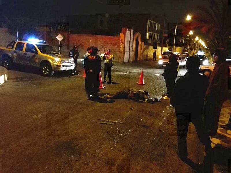 Tacna: Varón muere tras ser arrollado por dos autos