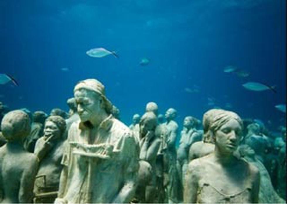 Fotos: Construyen una ciudad en el fondo del mar