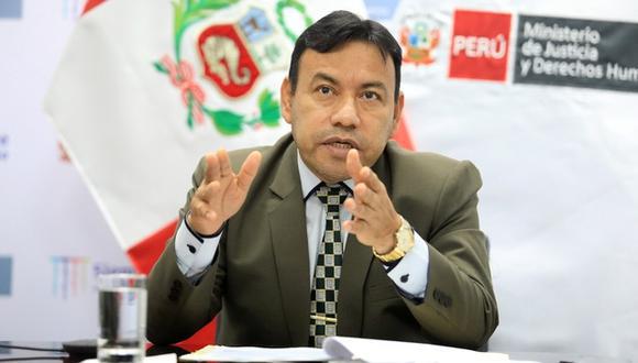 El ministro Félix Chero respondió sobre sus afirmaciones respecto a un eventual cierre del Congreso. (Foto: archivo Ministerio de Justicia)