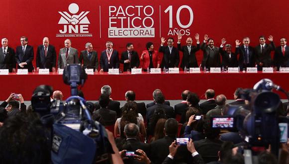 Elecciones 2016: Solo dos candidatos acudieron  a firmar el Pacto Ético
