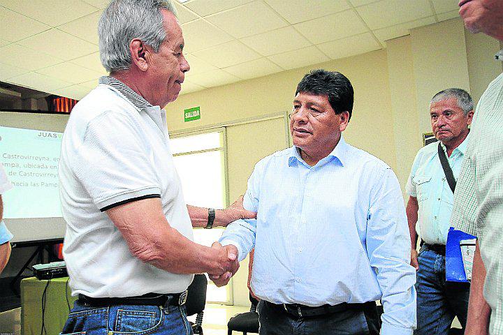 Gallegos activa ejecución de la represa Tambo para Ica