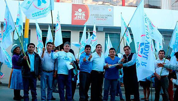 Expectativa en Abancay y Andahuaylas por inscripción de candidatos provinciales
