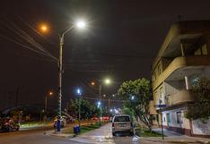 Carmen de La Legua ahora cuenta con 600 luces LED para disuadir a delincuentes