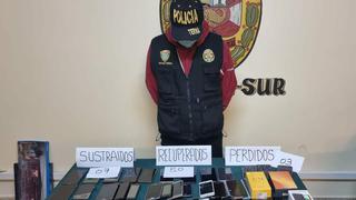 Una vendedora detenida y 60 celulares incautados tras operativo en Tacna