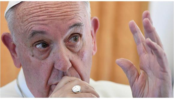 Papa Francisco: "Los políticos están de capa caída"