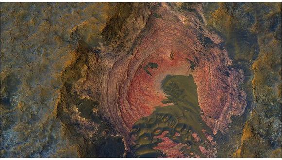 Imagen de la superficie de Marte es publicada por la NASA