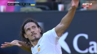 Goles de Edinson Cavani: doblete en su estreno con las redes en Valencia (VIDEO)