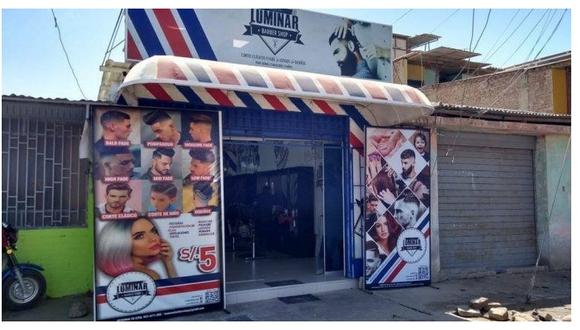 Asaltan barbería a pocas cuadras de la municipalidad Veintiséis de Octubre
