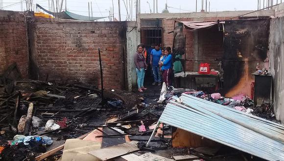 Pisco: Incendio arrasa con dos viviendas en Pisco Playa