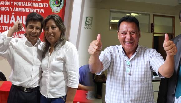 Pedro Castillo y Abigunda Tarazona tienen una estrecha amistad que se forjó en las visitas del hoy presidente en sus visitas a Huánuco/ Foto: Cortesía