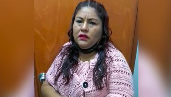Gladys Hayde Yñigo Centeno (36) fue detenida para las investigaciones. (Foto: Difusión)