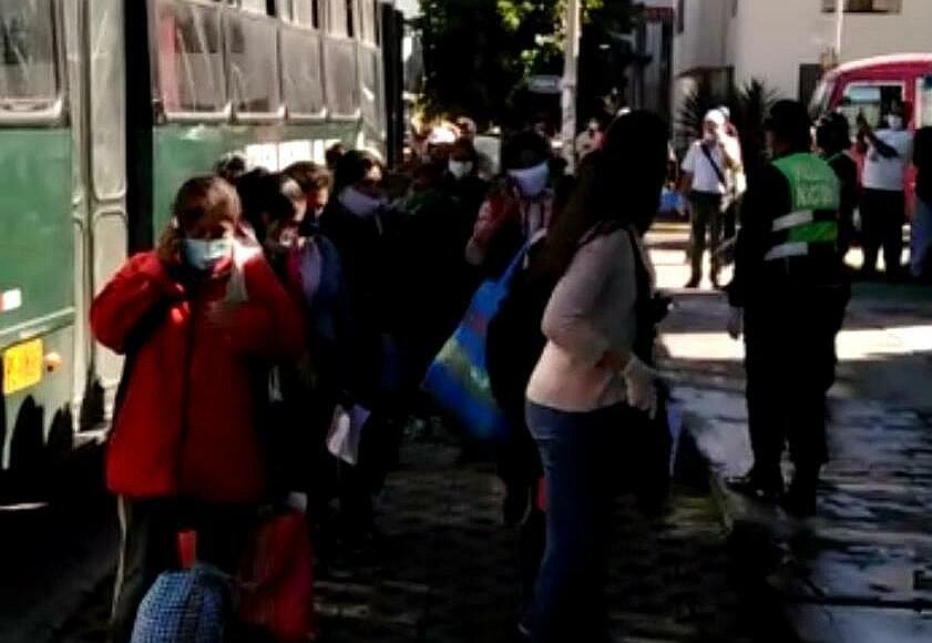 40 detenidas por incumplir restricciones al transito