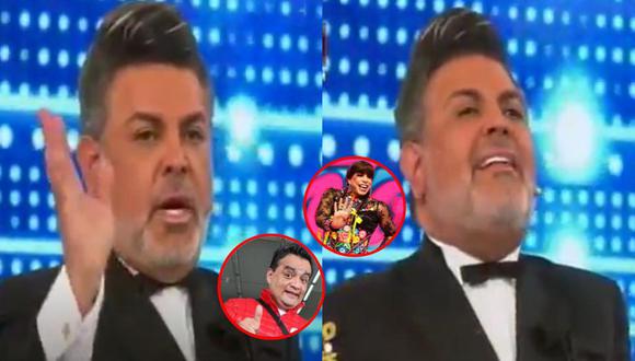 El conductor de "Hoy es sábado con Andrés" arremetió contra los artistas que compiten con él en el mismo horario televisivo. (FOTO: composición/captura Panamericana)