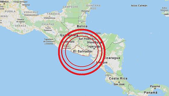 ​Sismo de magnitud 6.8 se registra en El Salvador