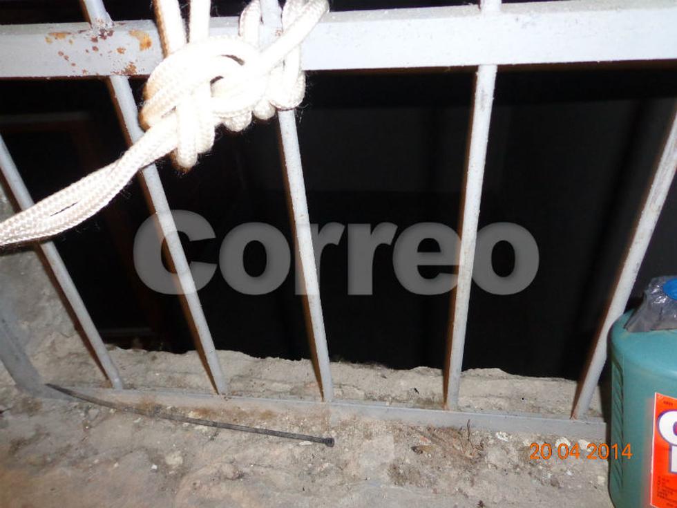 Ladrones cavan forado para robar banco (FOTOS)