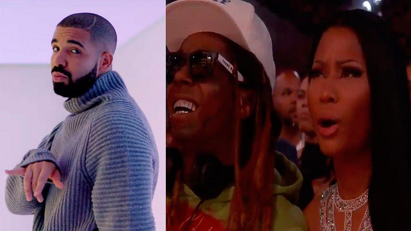 ​Billboard Music Awards 2017: Drake "piropea" a Vanessa Hudgens y así reacciona Nicki Minaj