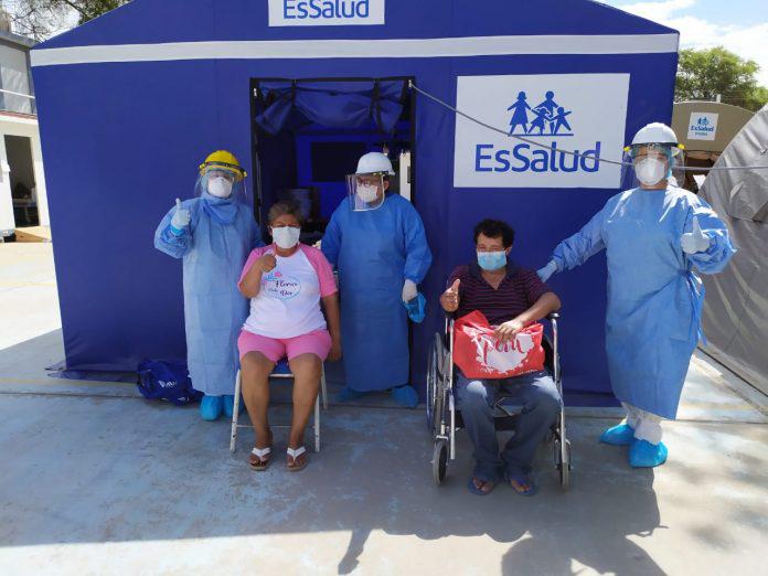 Los familiares del agente policial fueron sometidas a la pruebas rápidas, cuyos resultados arrojaron negativos. (Foto: EsSalud)