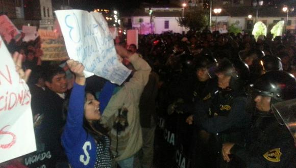 Keiko Fujimori: Opositores​ y simpatizantes se enfrentan en el Cusco