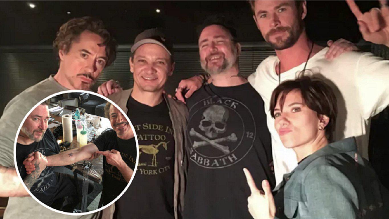 Protagonistas de "Los vengadores" se hicieron el mismo tatuaje para celebrar el MCU