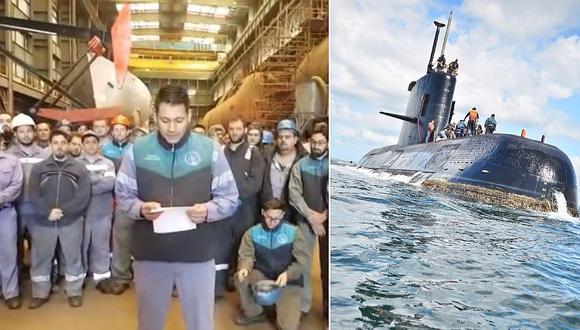 Submarino ARA San Juan: trabajadores que repararon nave desaparecida envían emotivo mensaje (VIDEO)
