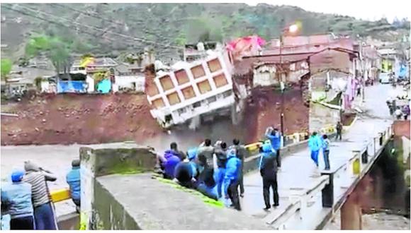 ​Huancavelica entra a estado de emergencia por lluvias