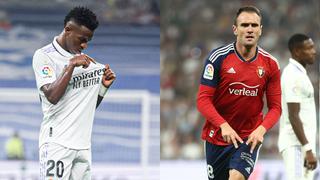 Goles en el Real Madrid vs. Osasuna: Vinícius Júnior y Kike García anotaron para sus respectivos equipos