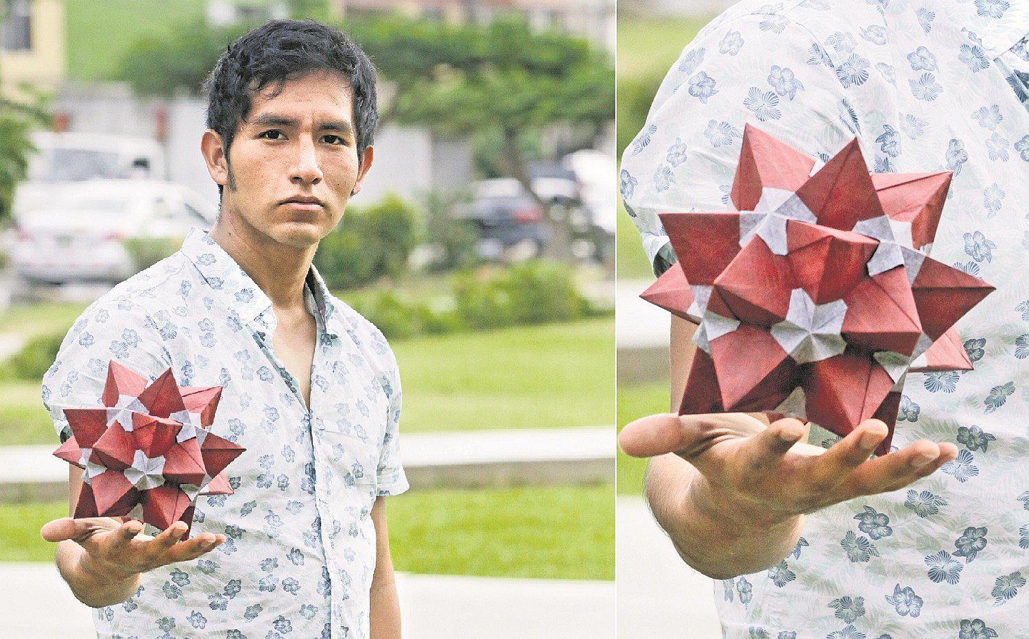 “En el Perú no producen papeles para hacer origami”