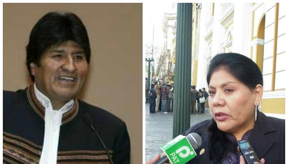 Denuncian por racismo a diputada que se negó a saludar a Evo Morales