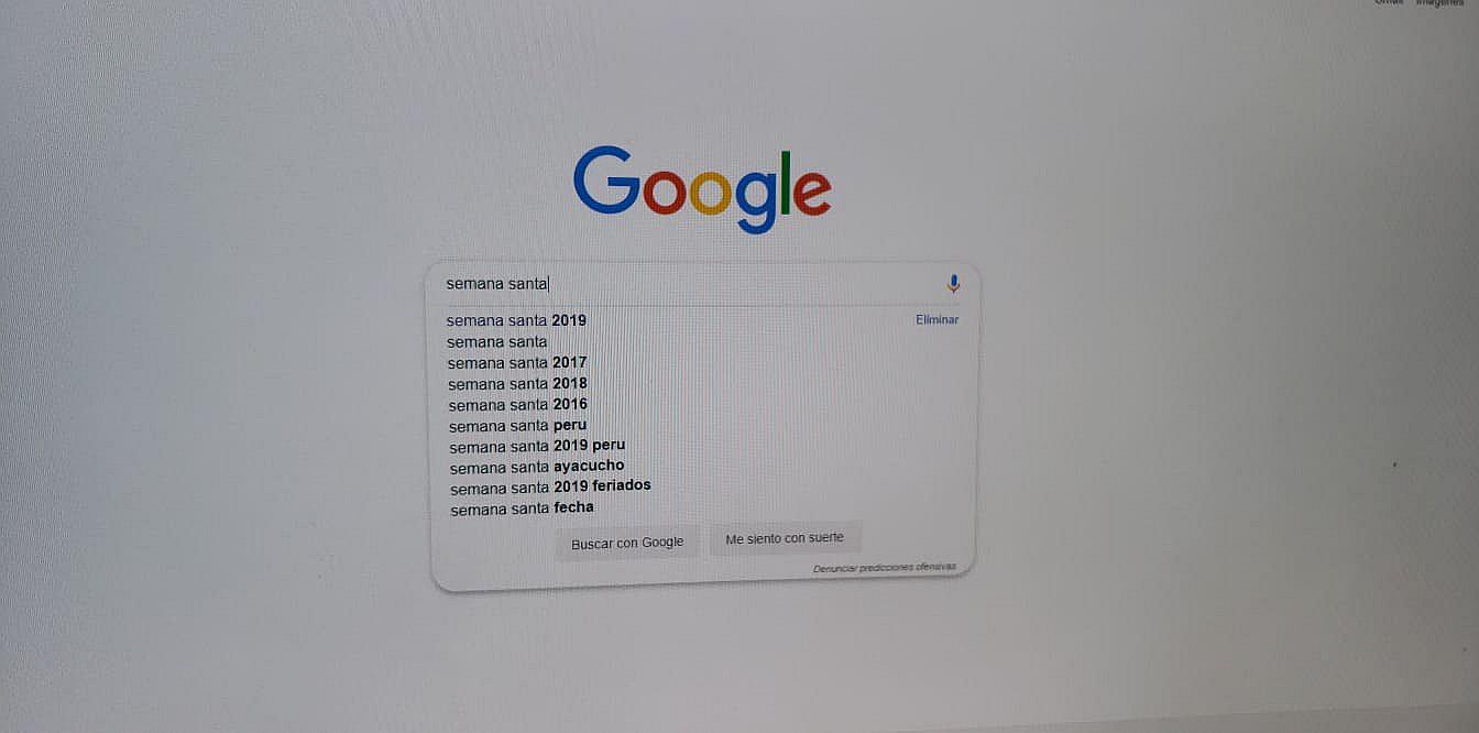 ¿Qué buscan los peruanos en Google por Semana Santa?