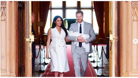 Meghan Markle y el príncipe Harry presentaron a su hijo y revelan su nombre (FOTOS y VIDEO)
