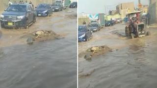 Lurigancho-Chosica: controlan aniego en Av. Las Torres y suspenden temporalmente el servicio de agua 